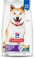 Hill's Science Diet Adult 1-6 Sensitive Stomach & Skin Dry Dog Food, Pollock, Barley, & Insect Recipe, 3.5 lb. Bag