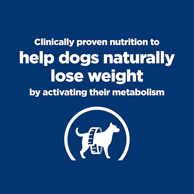 Hill's Prescription Diet Metabolic Weight Management Wet Dog Food, Chicken, 13 oz. Cans, 12-Pack