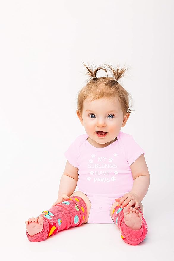 My Sibling have Paws - Funny Baby Essentials Bodysuit - Cute Newborn Outfit Boy Girls Clothes