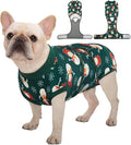 Kuoser Dog Surgery Recovery Suit, Doggie Surgical Bodysuit for Female Male Dogs, Pet Anti Licking Shirt for Spay Neuter Dog Cone Alternative