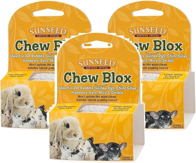 Sunseed 3 Pack of Small Animal Chew Blox