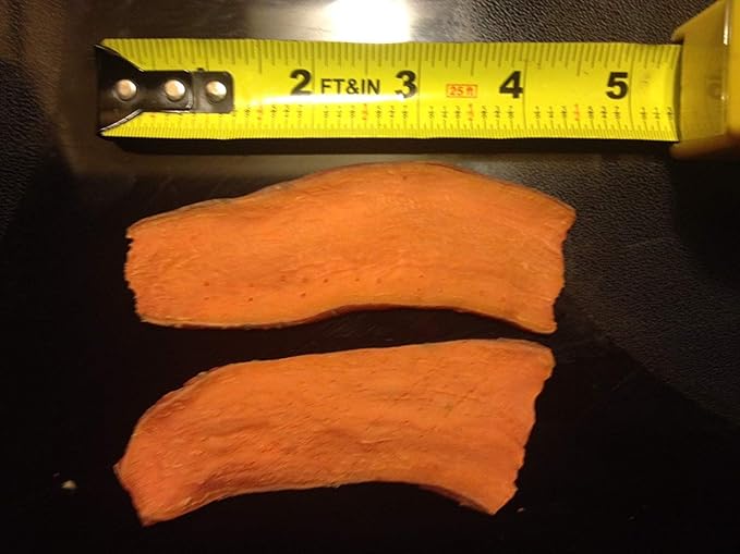 All Natural Sweet Potato Dog Treats - Real Sweet Potato. Made in USA. No Chemicals. Honey Coated.