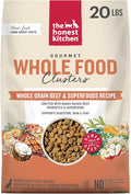 The Honest Kitchen Human Grade Whole Food Clusters Dry Dog Food - Whole Grain Beef & Oats, 20 Pound Bag