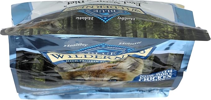 Blue Buffalo Wilderness High-Protein Natural Dry Food for Puppies, Chicken Recipe, 4.5-lb. Bag