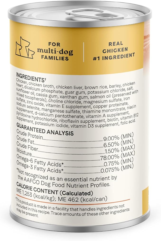 Canidae All Life Stages Premium Wet Dog Food for All Breeds, All Ages, Chicken & Rice Recipe, 13 oz. (Case of 12)