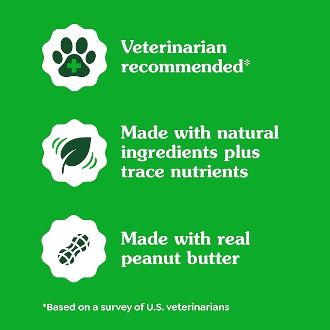 Greenies Pill Pockets for Dogs Small Size, Tablet Pill Treats for Dogs, Peanut Butter Flavor, 3.2 oz. Pouch