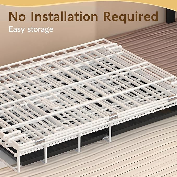 Small Animal Cage Indoor, Hamster Cage with Water Bottle & Food Bowl & Washable Small Nest, Guinea Pig Cage for Ferret, Chinchilla, Bunny, Kitten, Hedgehog, Squirrel, Rat, Rabbit