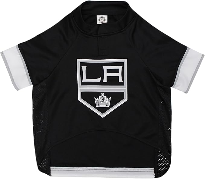 Pets First NHL Los Angeles Kings Jersey for Dogs & Cats, X-Small. - Let Your Pet Be A Real NHL Fan!