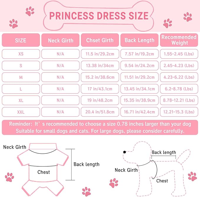 Dog Dresses, Fashion Pet Dog Clothes, Striped Mesh Puppy Dogs Princess Dresses (Pink/Blue/Denim(3pack), Medium)