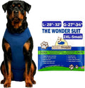 Surgi Snuggly Dog Surgery Recovery Suit - Dog Onesie for Post Surgery Recovery, Female Spay & Male Neuter - Surgical Suit for Dogs, E-Collar Cone Alternative, Double Blue - 2XL Small - 28" - 32" (EC)