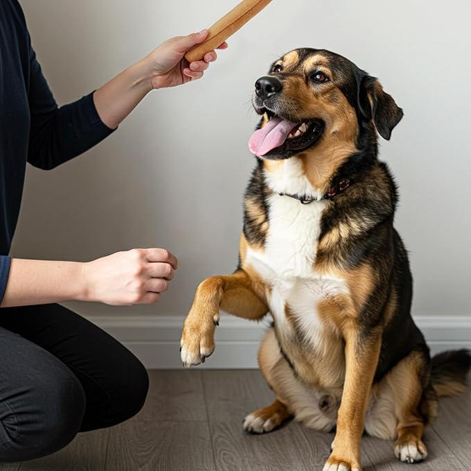 Jungle Calling Dog Treats, Collagen Rolls Dog Chew Treats, 7 Inch Long Lasting Rawhide Alternative Chicken Flavor Collagen Chews for Medium and Large Dogs, 18.3 oz (4 Counts) (Pack of 2)