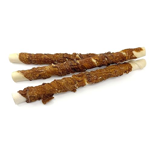 Pet 'n Shape Duck 'n Hide Twist - Duck Wrapped Rawhide Natural Dog Treats, Large, 6 Count