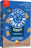 Buddy Biscuits 8 oz. Box Teeny Crunchy Dog Treats Made with Bacon & Cheese