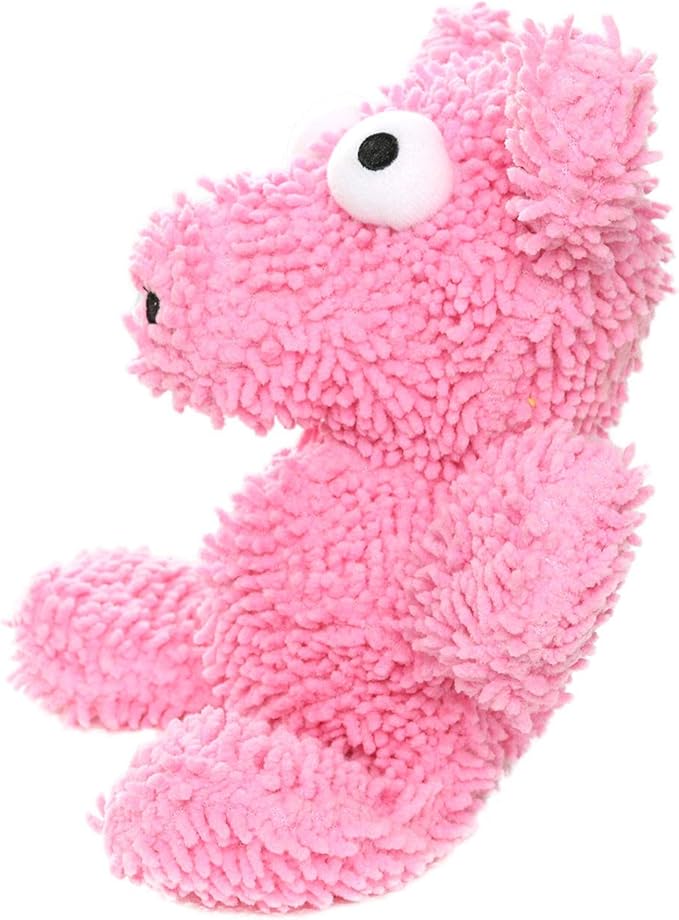 MIGHTY- Microfiber Ball - Farm – Made with Squeaker Balls and Minimal Stuffing. Strong & Tough. Interactive Play. Machine Washable & Floats (Pig, Medium 2 Pack)