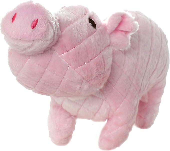 MIGHTY- Massive - Squeaker-Multiple Layers. Made Durable, Strong & Tough. Interactive Play Dog Toy (Tug, Toss & Fetch). Machine Washable & Floats. (Piglet, Massive 2 Pack)
