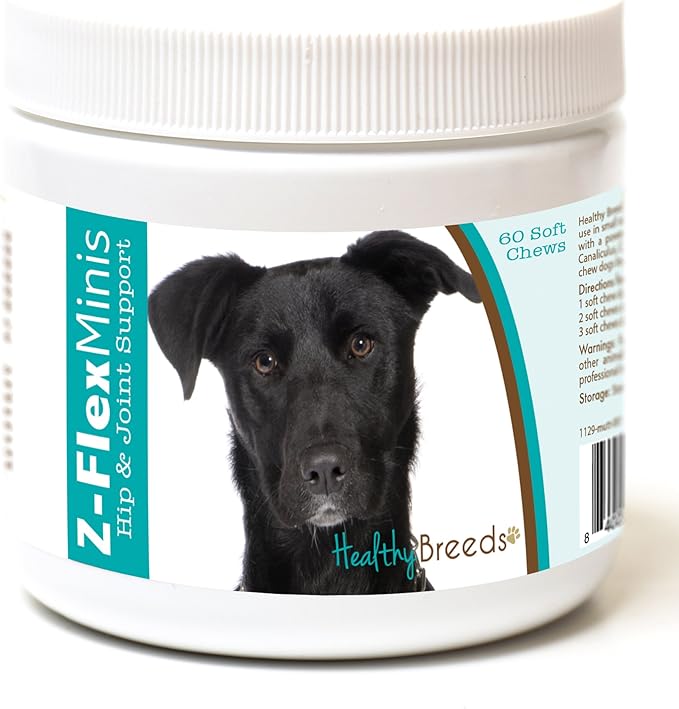 Healthy Breeds Mutt Z-Flex Minis Hip and Joint Support Soft Chews 60 Count