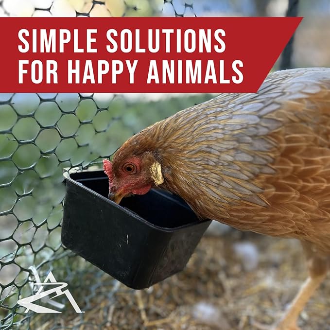 The ROP Shop 300-Pack - 16oz Black Cage Cup for Feed & Water for Poultry Ducks, Birds, Hamsters