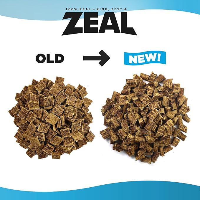 ZEAL Canada Air-Dried Salmon & Duck Recipe for Dogs - Superfood Omega-3 Rich, Dual-Protein, Grain Free, No Fillers, Complete Nutrition (Salmon & Duck, 1 lb)