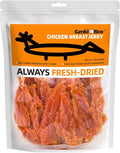 Dog Treats Premium Chicken Breast Jerky - 1.5 LB Value Pack, 100% Chicken Breast, Human Grade, High Protein, Healthy Natural Dog Chews, Training Reward, Made for North America