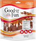 Good N Fun Triple Flavor Kabobs Chews for All Dogs, 18 Count, Treat Your Dog to Chews Made from Beef Hide, Real Chicken, Pork Hide, Duck and Chicken Liver