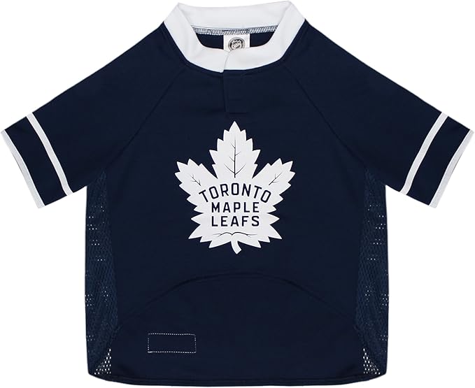 NHL Toronto Maple Leafs Jersey for Dogs & Cats, Small. - Let Your Pet be a Real NHL Fan! (Pack of 2)