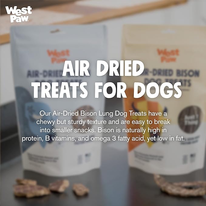 WEST PAW Bison Lung Dog Treats