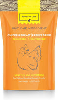 Organic Freeze-Dried Chicken Treats — 100% Single-Ingredient Chicken Breast — Grain-Free, Gluten-Free, High Protein Skin & Coat Support — Made in USA (Pack of 3)