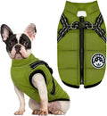 PETCARE Winter Dog Coat with Harness Built in Waterproof Dog Jackets Warm Pet Fleece Vest Windproof Snow Jacket Snowsuit Reflective Dogs Cold Weather Coats for Puppy Small Medium Large Dogs Cats