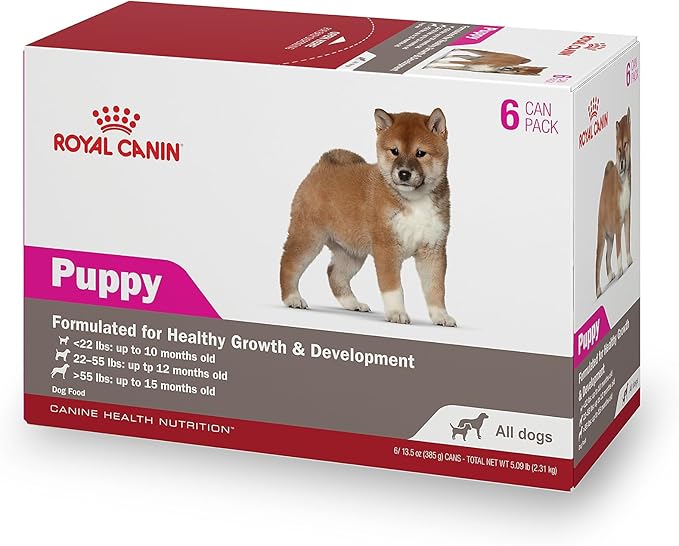 Royal Canin Canine Health Nutrition Puppy Canned Dog Food, 13.5 oz (Pack of 6)