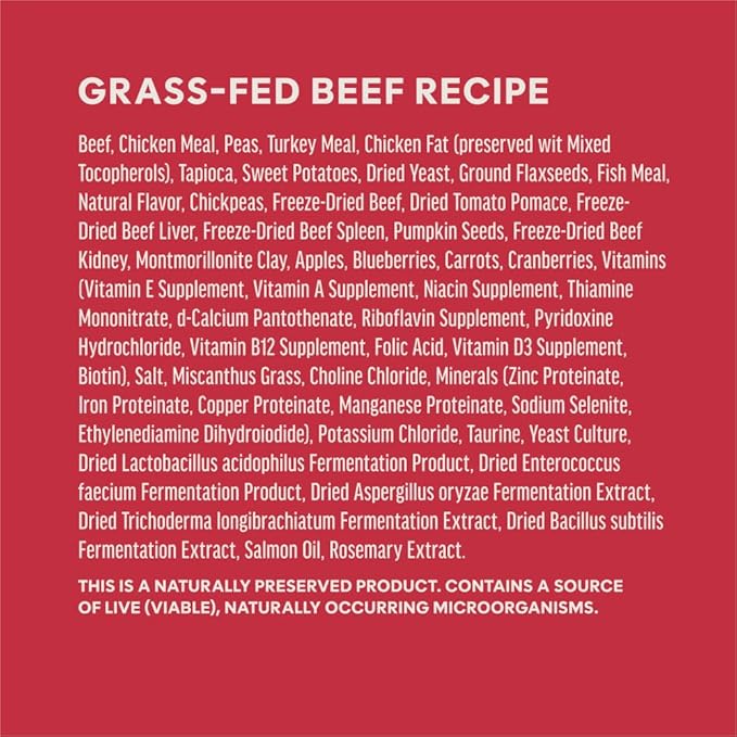 Instinct RawBoost, Natural Dry Dog Food with FreshDried Raw, High Protein, Grain-Free Recipe - Real Beef, 20 lb. Bag