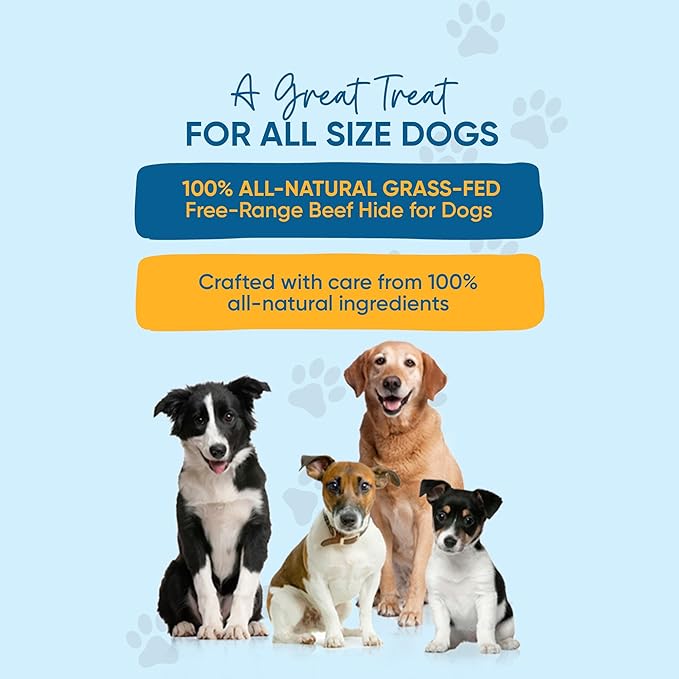123 Treats Rawhide Chips, Premium Rawhide Dog Chews, Natural Grass Fed Livestock with No Hormones, Additives or Chemicals, Tasty Long Lasting Chews for Dogs, Improve Oral Health, 3 Lbs