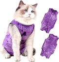 Cat Surgery Recovery Suit for Male and Female Cats, Anti-Licking Onesie After Spay & Neuter Surgery, E-Collar Alternative Tie Dye Outfit, Wound Protective Shirt