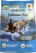 Addiction Salmon Bleu Grain-Free Dry Dog Food - Rich in Prebiotics to Support Skin, Coat & Cognitive Health - Salmon Recipe for All Dog Life Stages - Made in New Zealand 4 lb