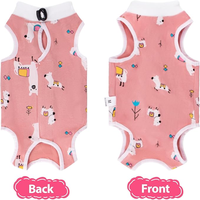 2 PCS Cat Recovery Suit for Spay Abdominal Wounds Cat Onesie for Cats After Surgery Recovery Suit Female Breathable E-Collar Alternative Kitten Onesie Anti Licking Small
