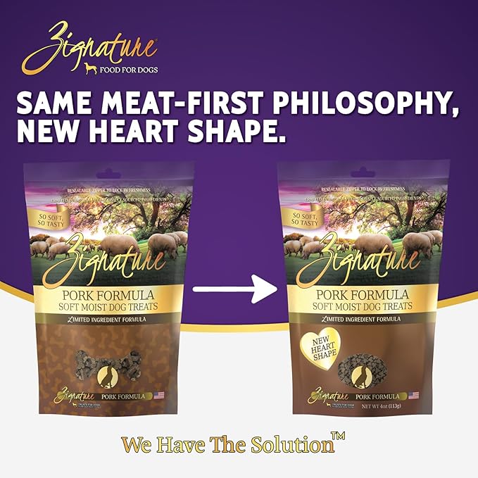 Zignature Pork Soft Moist Treats for Dogs