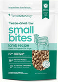 smallbatch Freeze Dried Dog Food – Lamb Recipe, Small Bites, Grain Free, Organic Produce – Grass Fed Lamb Hearts & Organs – High Protein Meal – Complete & Balanced Nutrition – 19 oz, Made in USA