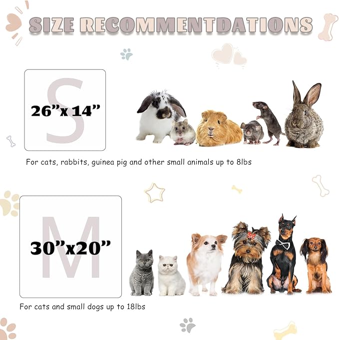 6 Pack Guinea Pig Cage Liner, Washable Guinea Pig Fleece Blankets Bedding Accessories, Flannel Throw Warm Sleep Mat, Pet Pee Pads for Small Animal Hamster Rabbit Puppy Cat, 30x20 Inch