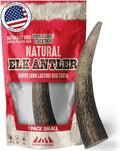 Elk Antlers for Dogs Large - Premium Natural Antler Dog Chew for Aggressive Chewers - Long-Lasting Deer Antler Chews - Ideal for Medium to Big Breed Dogs - Elk Bones and Antlers Durable