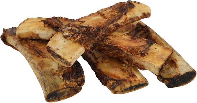 TREATOPIA Adventure Tail Wagger Dog Bones, 5-Piece 8–10" Beef Rib – Long-Lasting Natural Chews for Medium & Large Dogs, USA Made, Single Ingredient, Hand-Trimmed, Slow-Roasted, No Additives or Fillers