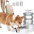 RIZZARI Automatic Gravity Pet Dispenser: Helps Prevent Urinary Stones - Activated Carbon Ion Exchange System - 6.5L Large Capacity Stainless Steel-Ideal for Cats & Small Dogs-All-Day Hydration at Home
