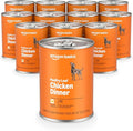 Amazon Basics Wet Dog Food, Poultry Loaf, Chicken Dinner, Made with Real Chicken, 13.2 oz can (Pack of 12)