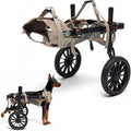 Adjustable Large Dog Wheelchair for Hind Legs | Rehabilitation Walking Aid with Harness & Large Wheels for Disabled & Senior Dogs, Up to 65kg/143lbs