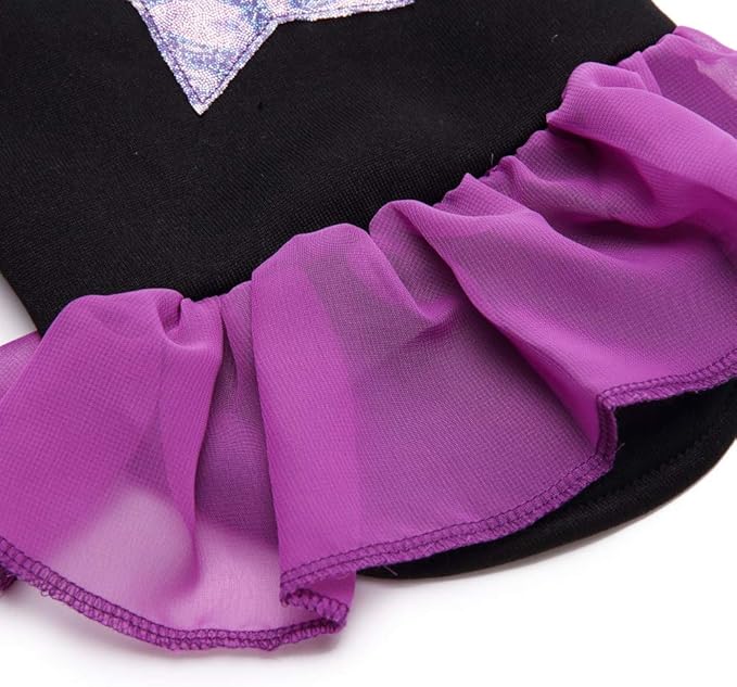 Puppy Witch Costume Halloween Christmas Funny Party Cosplay Clothes for Cat, Small Dog (Medium, Witch)