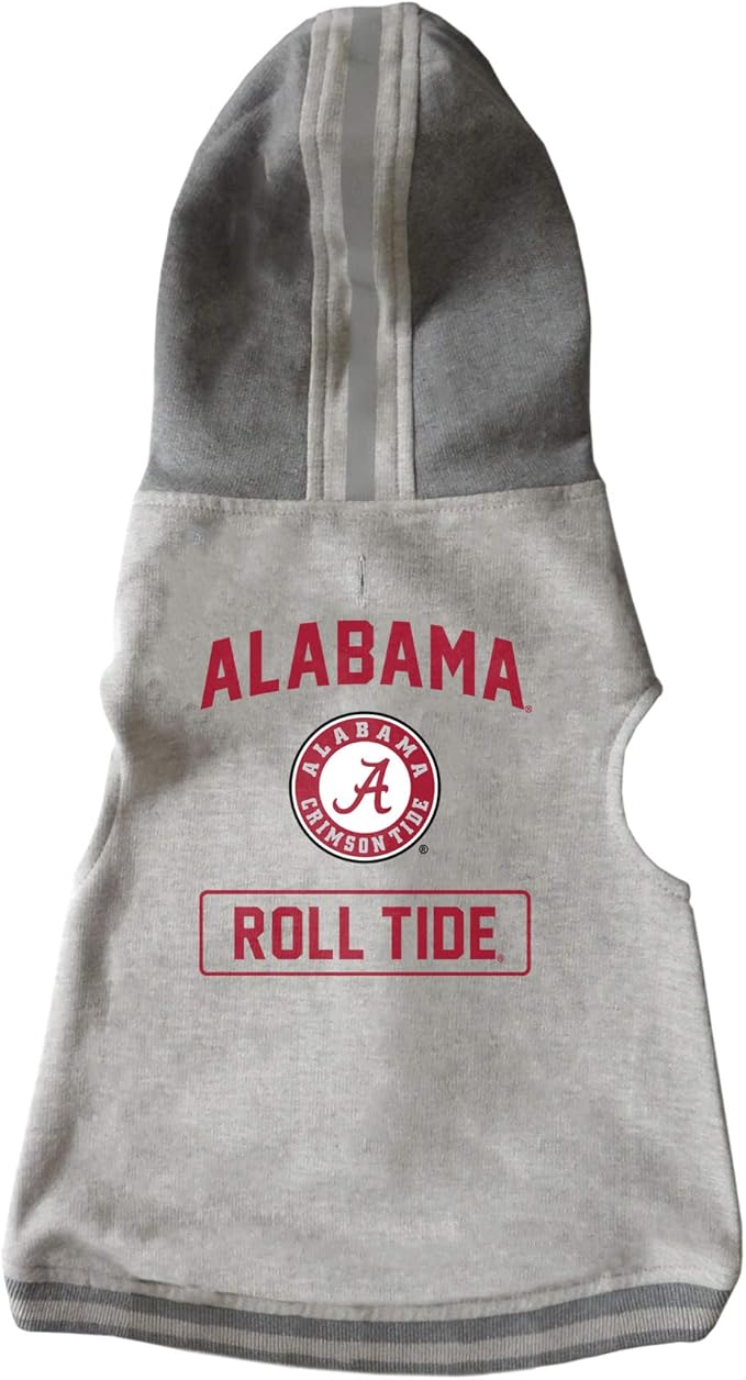 Littlearth NCAA Unisex NCAA Pet Hooded Crewneck with Team Logo and Name
