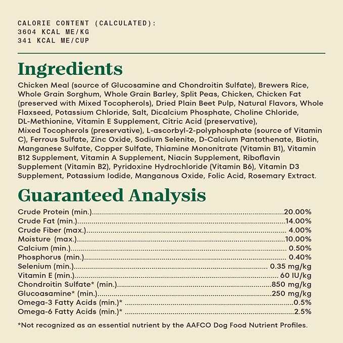 Nutro Max Dry Dog Food, Adult Dog Food Dry Recipe for Large Breeds with Farm-Raised Chicken, 36 lb. Bag
