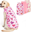 KYEESE 3Pack Valentines Dog Sweater, Stretchy Dogs Sweater Medium Size Dog, Warm Medium Pet Sweaters, Soft Large Pet Sweaters, Turtleneck Pets Clothes for Large Dogs, Comfy Pets Shirt Vest, 2XL