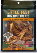 Duck Feet Dog Treats - Single Bag - 12 Premium Extra Large Pieces - 100% Sourced and Made in USA