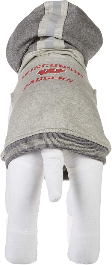 Littlearth NCAA Unisex NCAA Pet Hooded Crewneck with Team Logo and Name