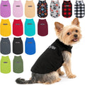 BEAUTYZOO XS Dog Sweaters, Soft Fleece Vest Pullover Dog Jacket with D-Ring Leash Attachment, Warm Winter Dog Clothes Cold Weather Doggy Chihuahua Sweater for Small Dogs Cats Boy or Girl,Black XS