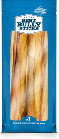 Best Bully Sticks 12 Inch Natural Collagen Sticks for Dogs - 10 Count (Pack of 1) - Long-Lasting, Rawhide Free, Beef Treat